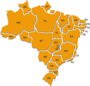 mapa assistencia tecnica maquinas de cafe todo brasil